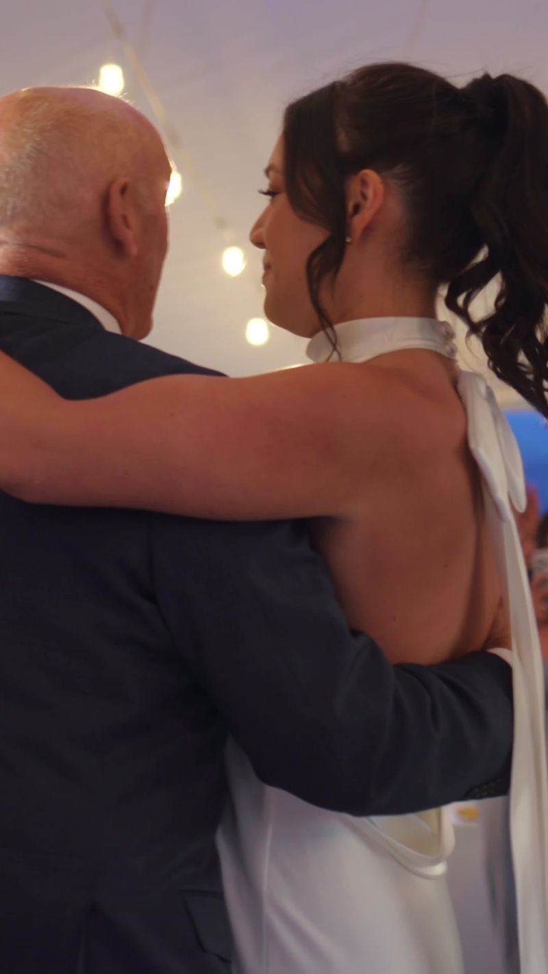 Video thumbnail for Father Daughter First Dance Ends in Hilarious Tumble