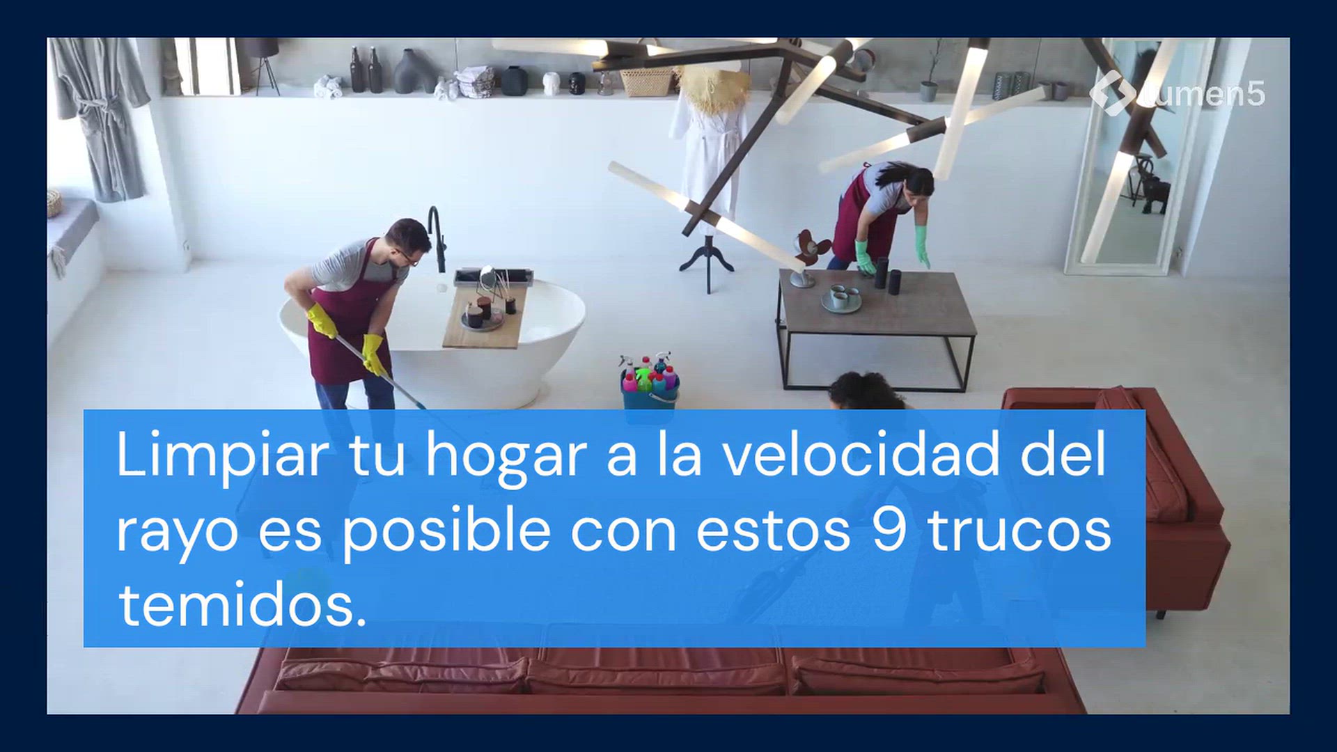 Video thumbnail for ¿Cómo limpiar una casa a la velocidad del rayo? 9 trucos temidos