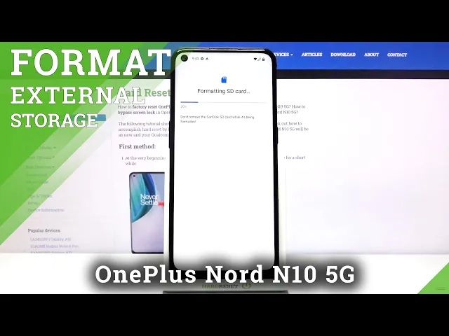 Video thumbnail for How to Format SD Card in ONEPLUS Nord N10 5G – Remove All Files from Micro SD