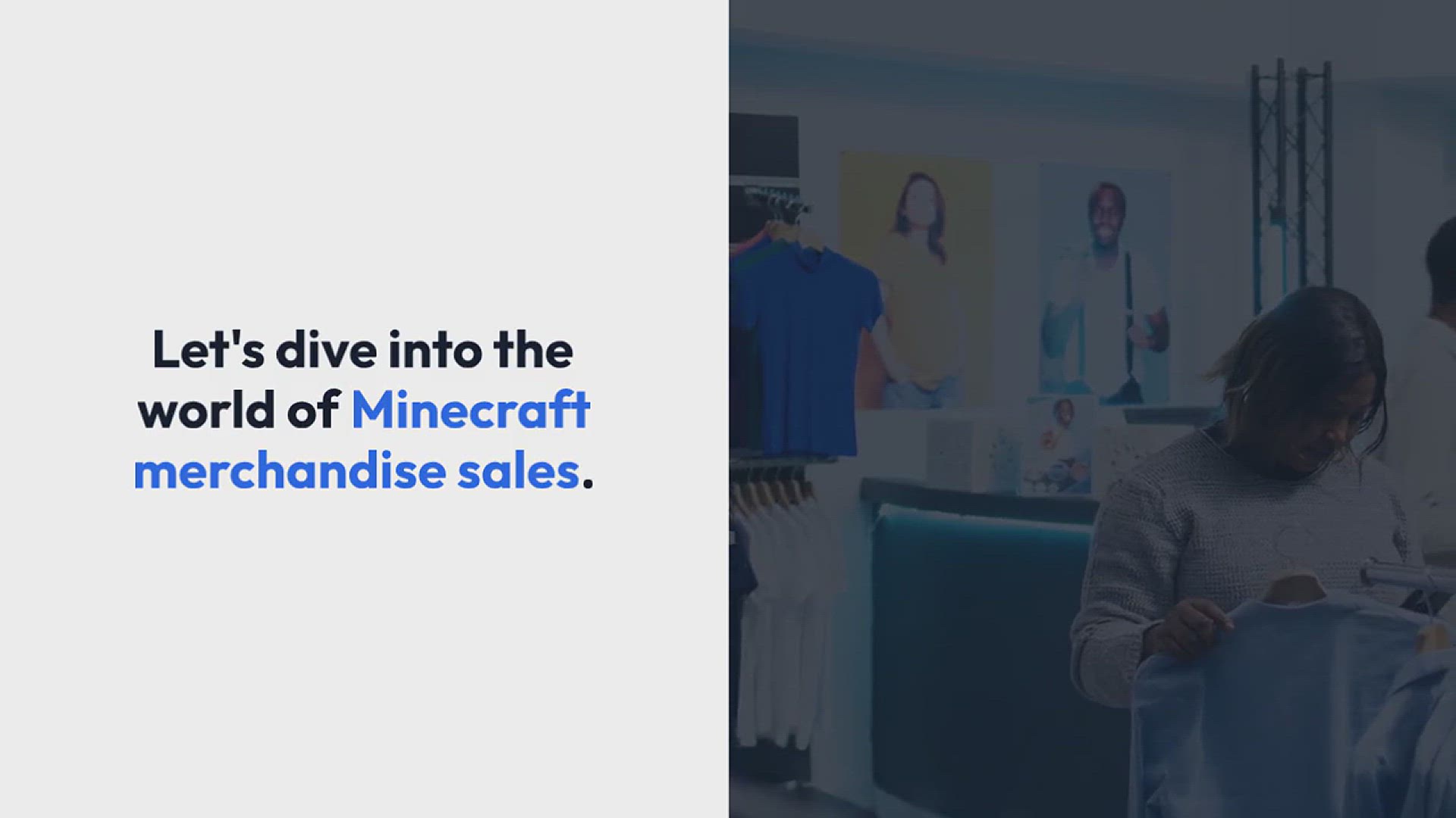 'Video thumbnail for Thriving Minecraft Merch Business'