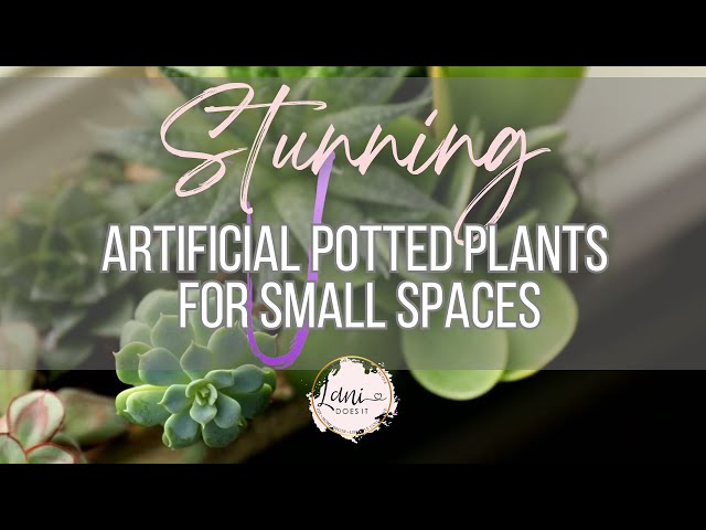 Video thumbnail for Stunning Artificial Potted Plants for Small Spaces