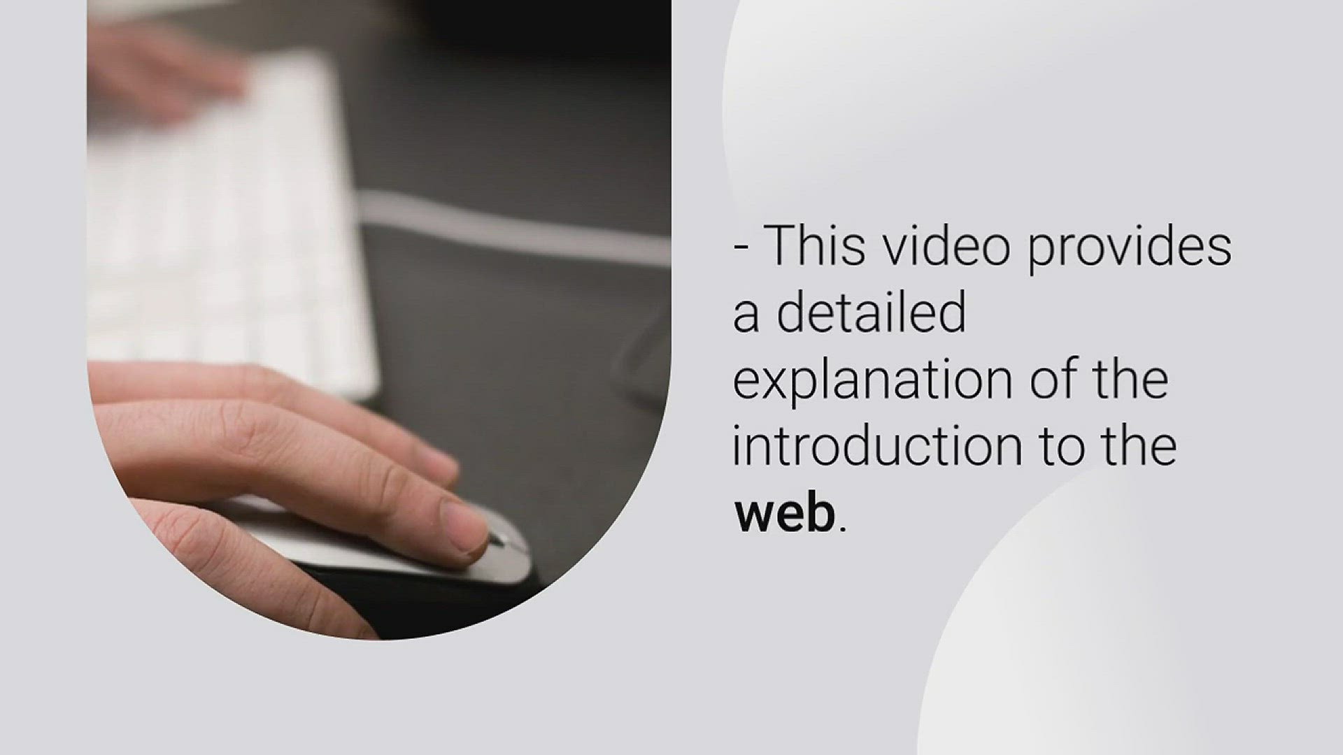 'Video thumbnail for Introduction to Web – Detailed Explanation'
