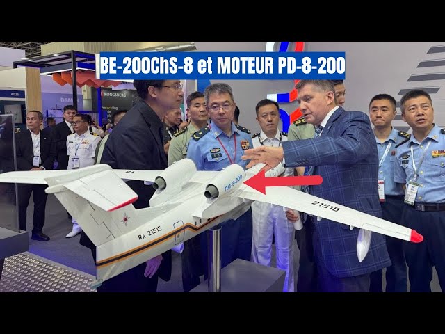 Video thumbnail for La Russie expose le jet amphibie BE-200ChS-8 équipé du moteur PD-8-200 — Qu’est-ce que cela signifie