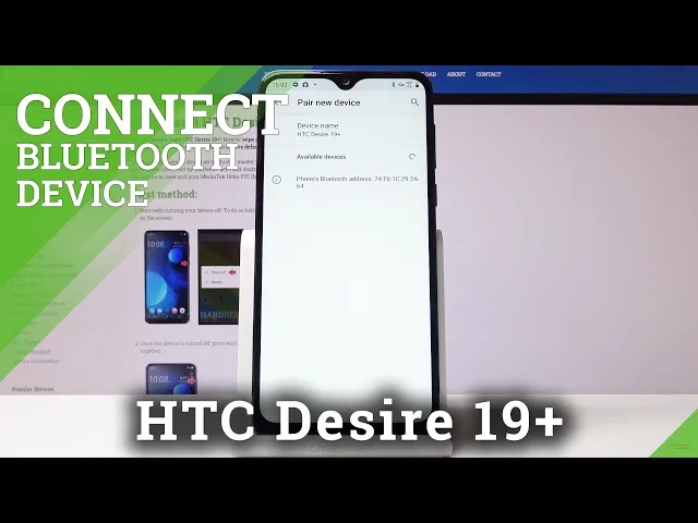 Video thumbnail for How to Connect Bluetooth Device with HTC Desire 19+ | Pair Bluetooth Devices