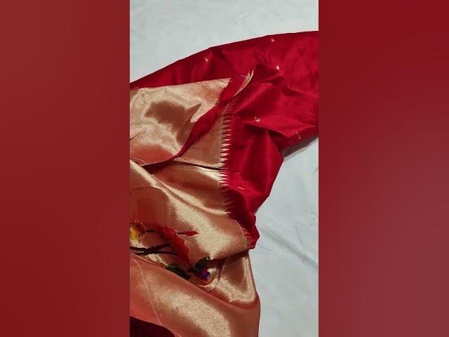Video thumbnail for Pure silk lehenga fabric 4 meters #paithani #indianhandlooms #indianattire