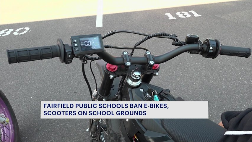Video thumbnail for Fairfield Public Schools ban e-bikes on school grounds following rise in injuries