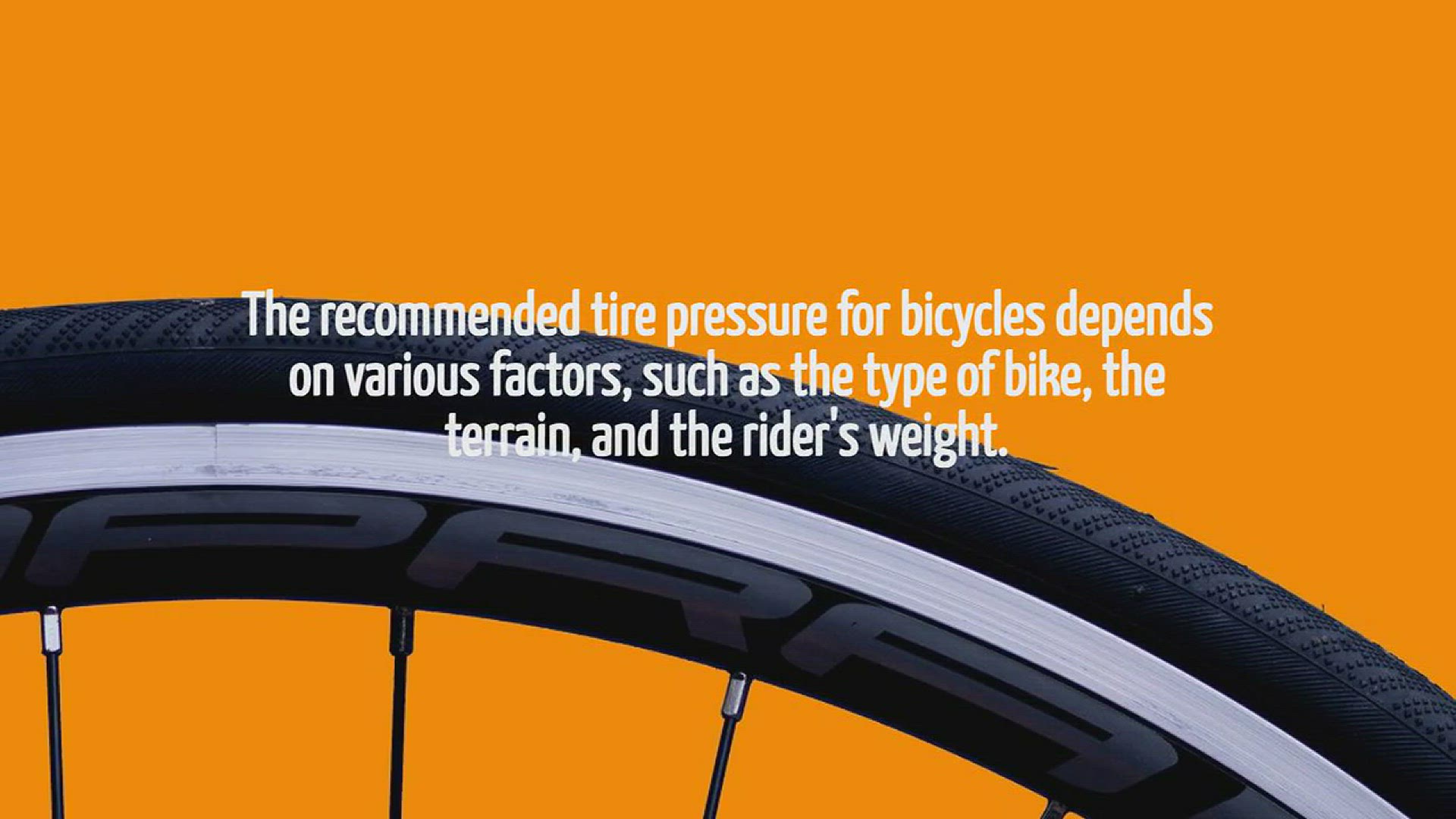 Video thumbnail for What Should Bicycle Tire Pressure Be