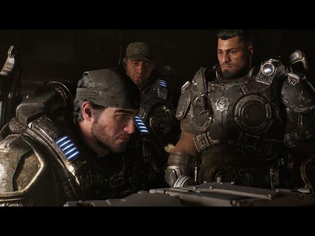 Video thumbnail for Gears of War: E-Day - Act 4 Chapter 4: Marcus Fenix Talks to Anya Stroud | Dom "My Family" Cutscene