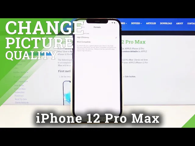 Video thumbnail for How to Change Image Quality in iPhone 12 Pro Max – Find Quality Options