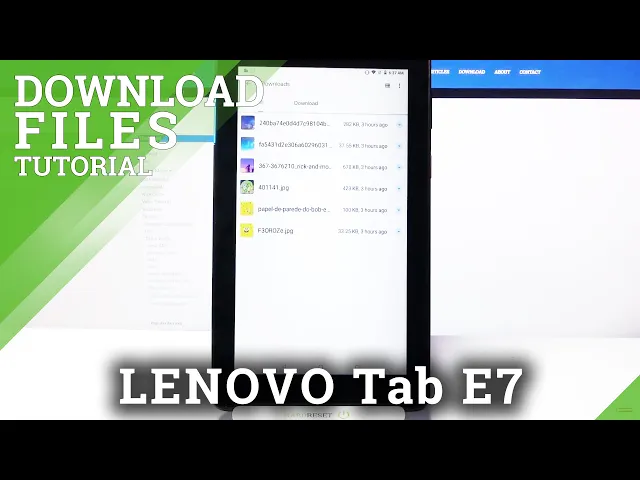 Video thumbnail for Where to Find Downloaded Files in Lenovo Tab E7 - Locate and Open Downloads