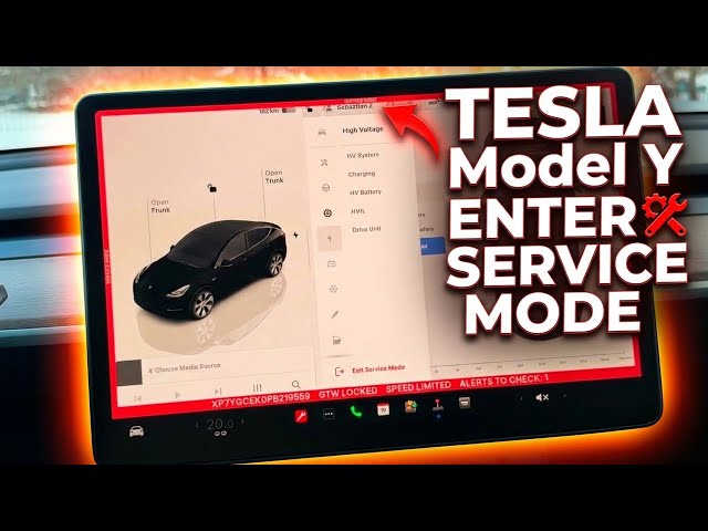 Video thumbnail for TESLA Model Y – How to Enter Service Mode