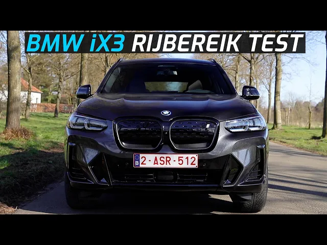 Video thumbnail for BMW iX3 2022 FACELIFT RIJBEREIK TEST (autosnelweg en stad)