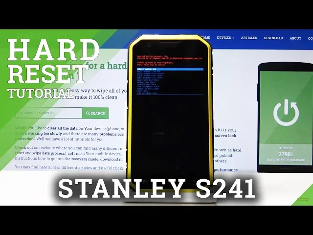 Video thumbnail for HARD RESET STANLEY S241 – Bypass Screen Lock / Wipe Data