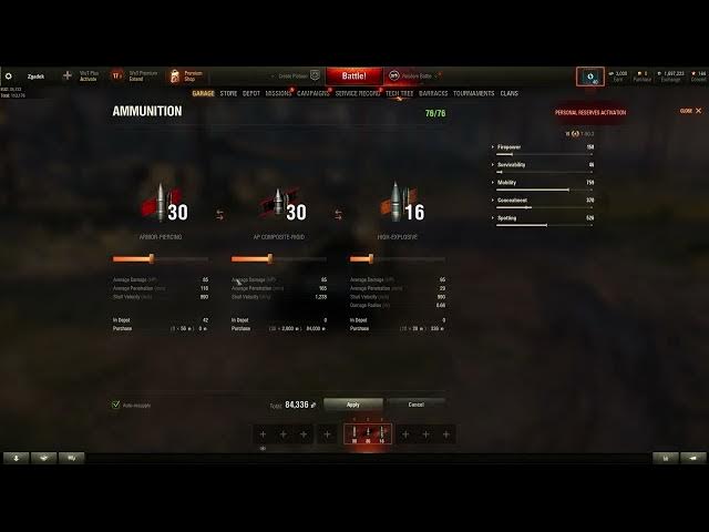 Video thumbnail for How To Manage Ammunition In World Of Tanks