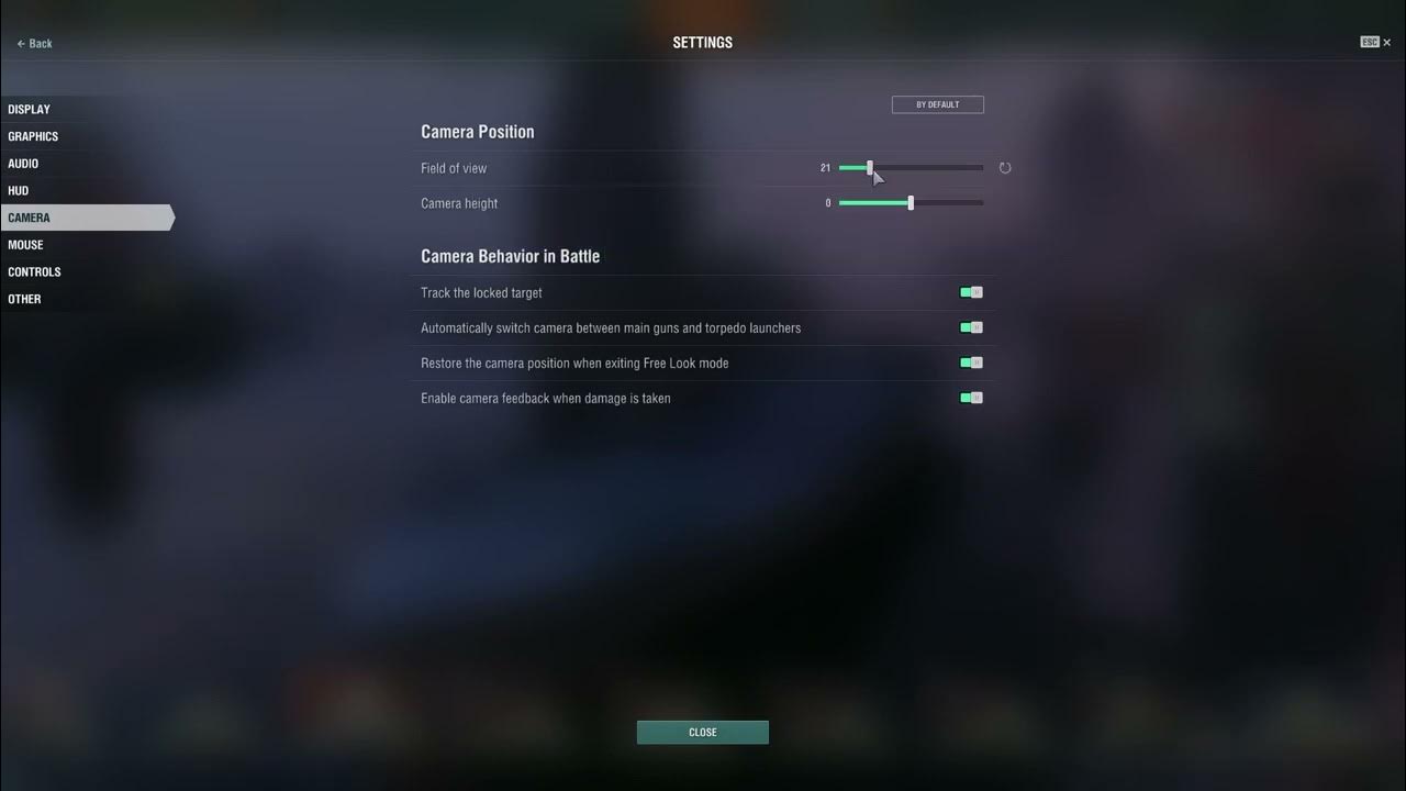 Video thumbnail for How To Adjust FOV In In World Of Warships