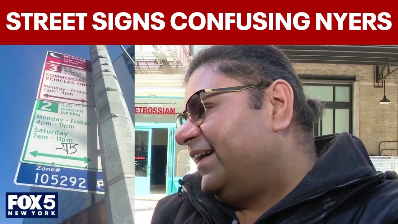 Video thumbnail for NYC parking signs are confusing drivers