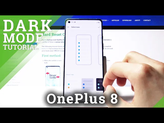 Video thumbnail for How to Activate Dark Mode in OnePlus 8 – Display Settings