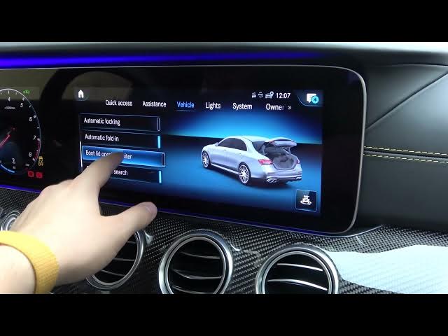 Video thumbnail for How to Limit Height of Trunk Lid Opening in Mercedes - Limit Tailgate Opening Height in Mercedes AMG