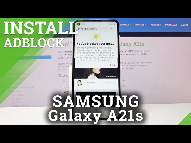 Video thumbnail for How to Install AdBlock in SAMSUNG Galaxy A21s – Get Rid of Advertisements