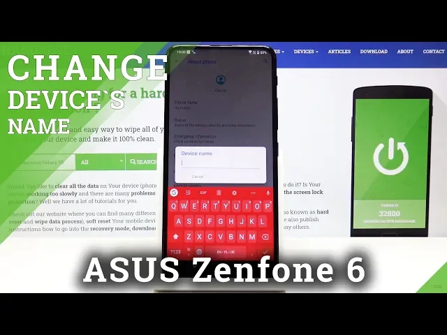 Video thumbnail for How to Change Device Name in ASUS Zenfone 6 – Set Up Username
