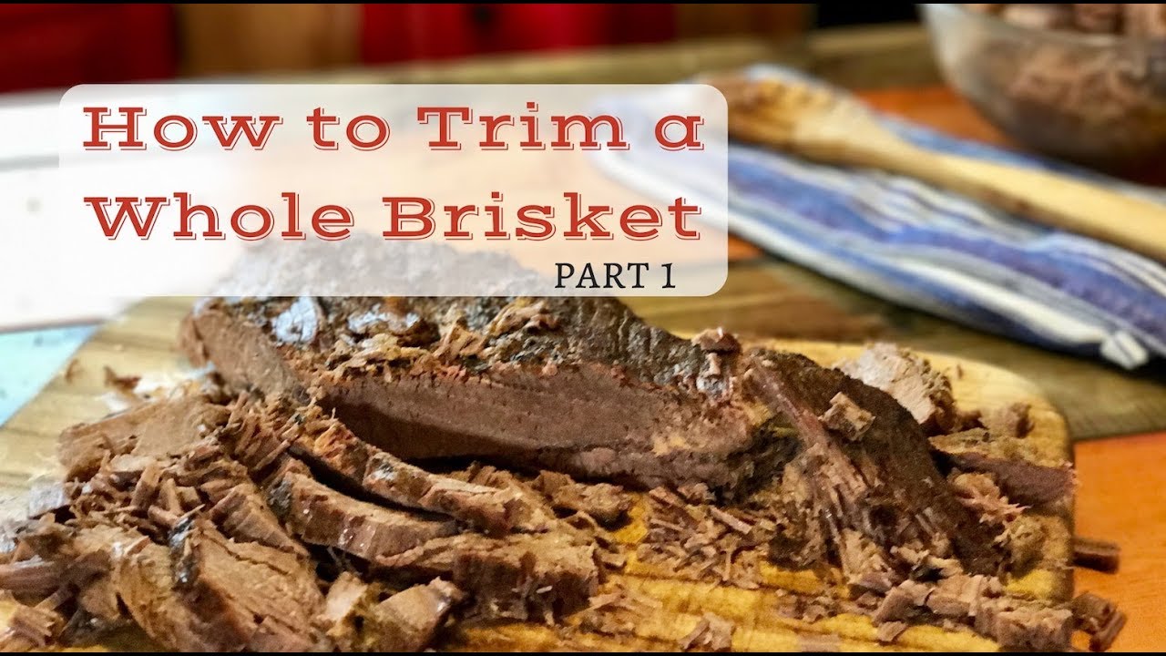 'Video thumbnail for How to Trim a Whole Brisket'