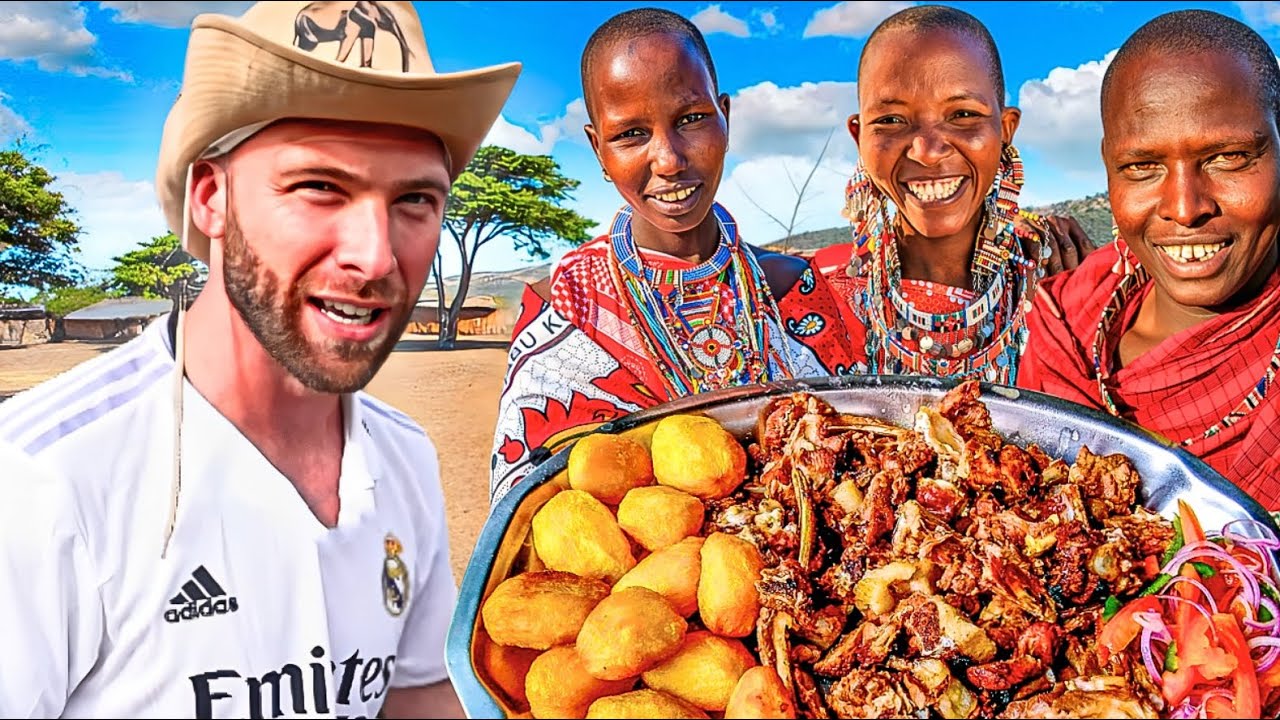 Video thumbnail for Day In The Life With The Maasai Tribe in Kenya!!