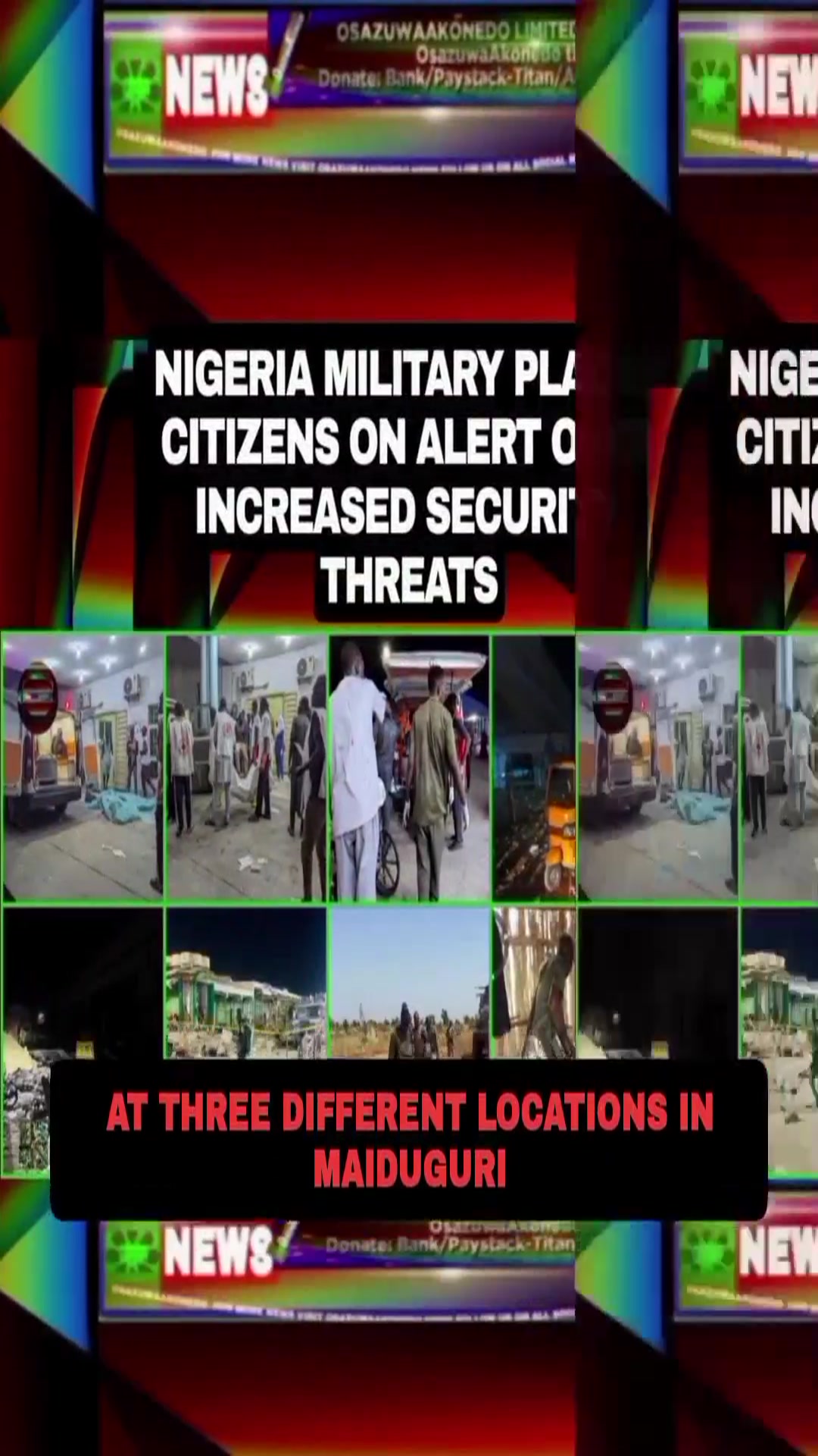 Video thumbnail for Nigeria Military Places Citizens On Alert Over Increased Security Threats