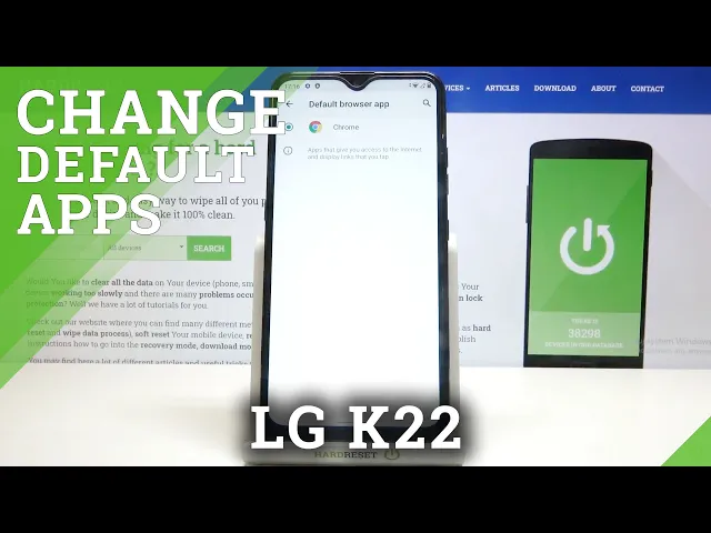 Video thumbnail for How to Change Default Browser on LG K22 – Manage Default Apps