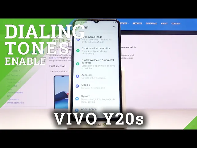 Video thumbnail for How to Enable Dial Pad Tones in VIVO Y20s – Sound Settings