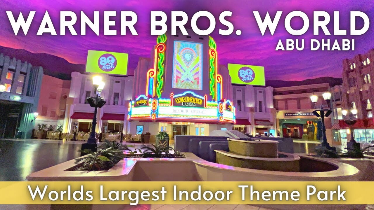 Video thumbnail for Warner Brothers World Abu Dhabi Tour : Largest Indoor Amusement Park
