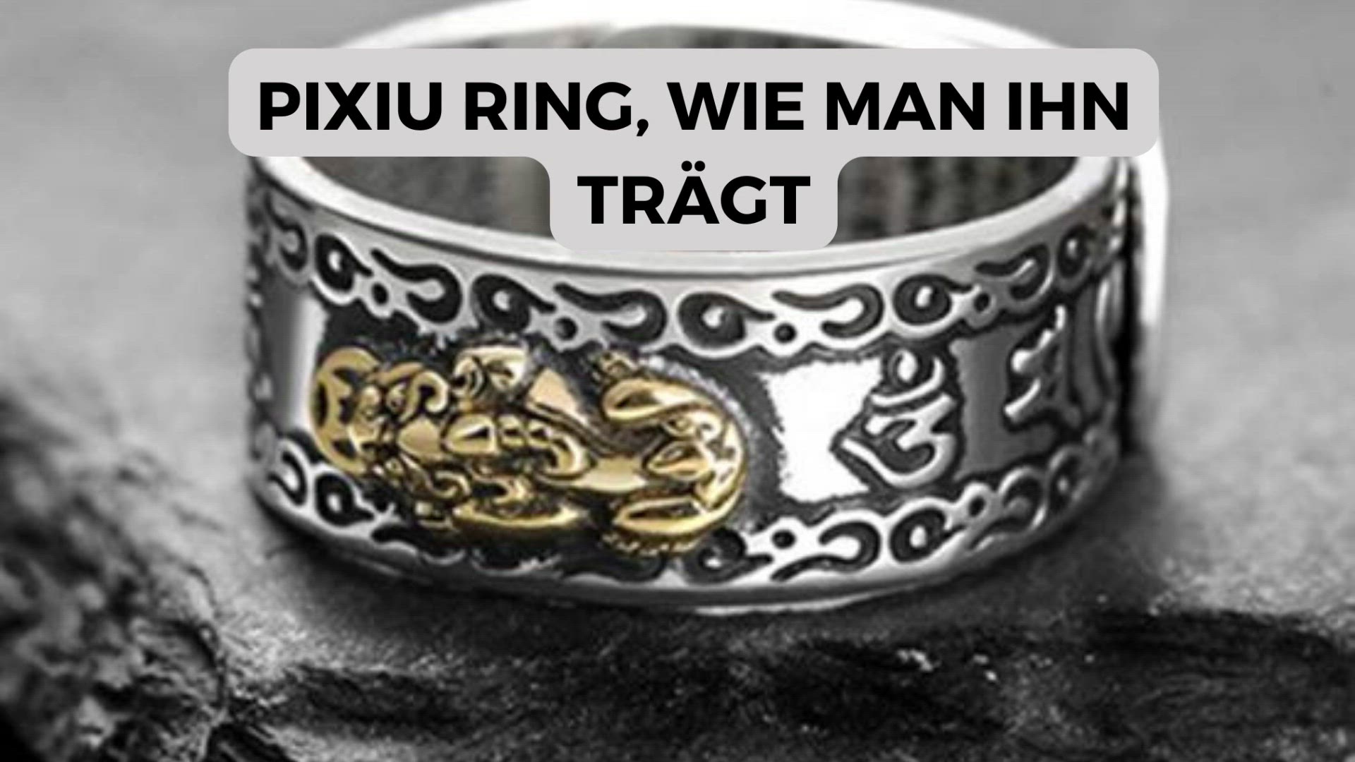 'Video thumbnail for Pixiu Ring, wie man ihn trägt (De)'