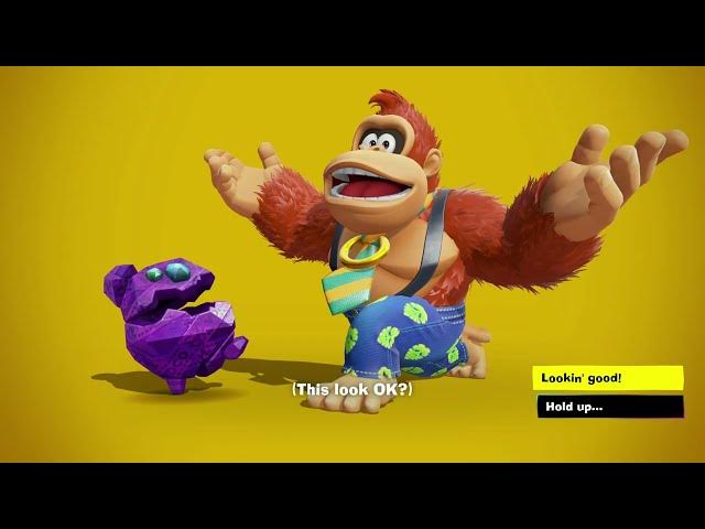 Video thumbnail for Donkey Kong Bananza - Lagoon Layer SL 101: Style Shop: Buy Swimmin Britches & Treasure Tie Gameplay