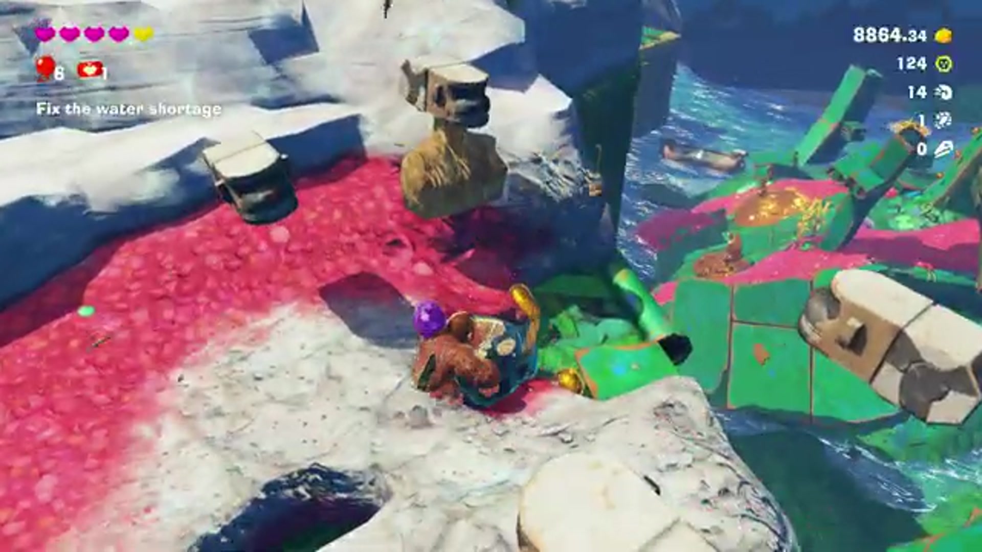 Video thumbnail for Donkey Kong Bananza - Lagoon Layer SL 101: Style Shop: Buy Swimmin Britches & Treasure Tie Gameplay