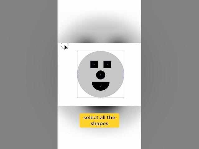 Video thumbnail for Adobe Illustrator: Pathfinder Tool & Emoji Creation! #shorts