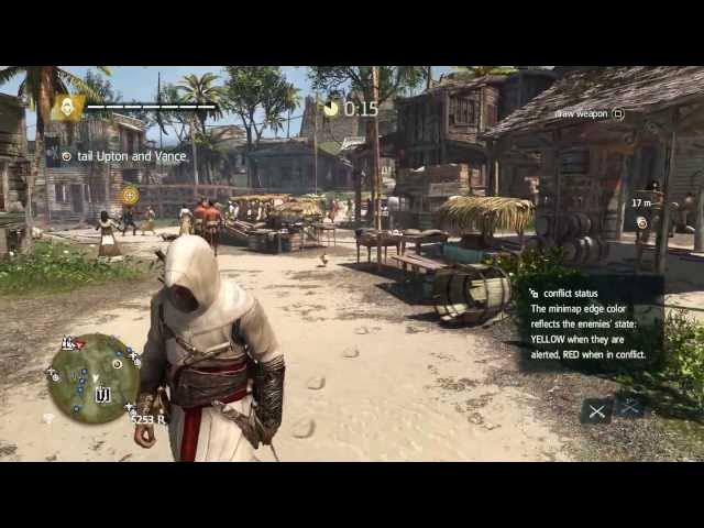 Video thumbnail for Assassin's Creed IV: Black Flag - Templar Hunt 04: "The Other Brother" Defend & Eavesdrop Vance