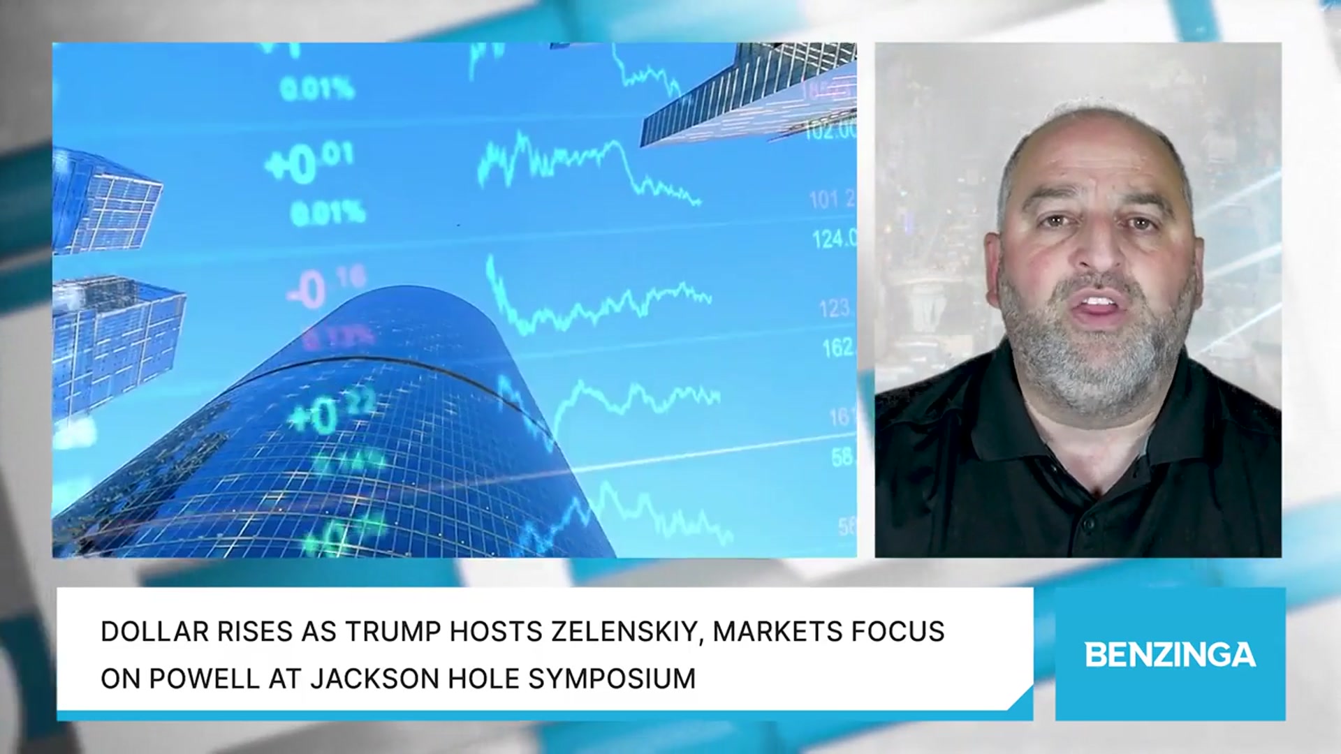 'Video thumbnail for Dollar Rises As Trump Hosts Zelenskiy, Markets Focus On Powell At Jackson Hole Symposium'