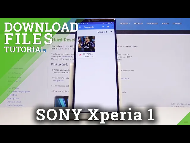 Video thumbnail for Where Are Downloads in SONY Xperia 1 – Locate Downloaded Files