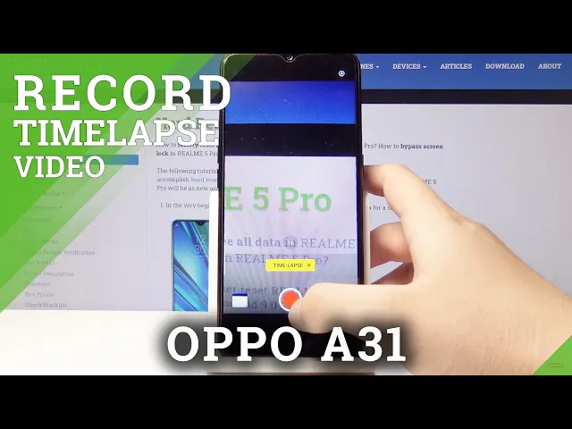 Video thumbnail for How to Record Timelapse Video on OPPO A31 2020 - Speed Up Video