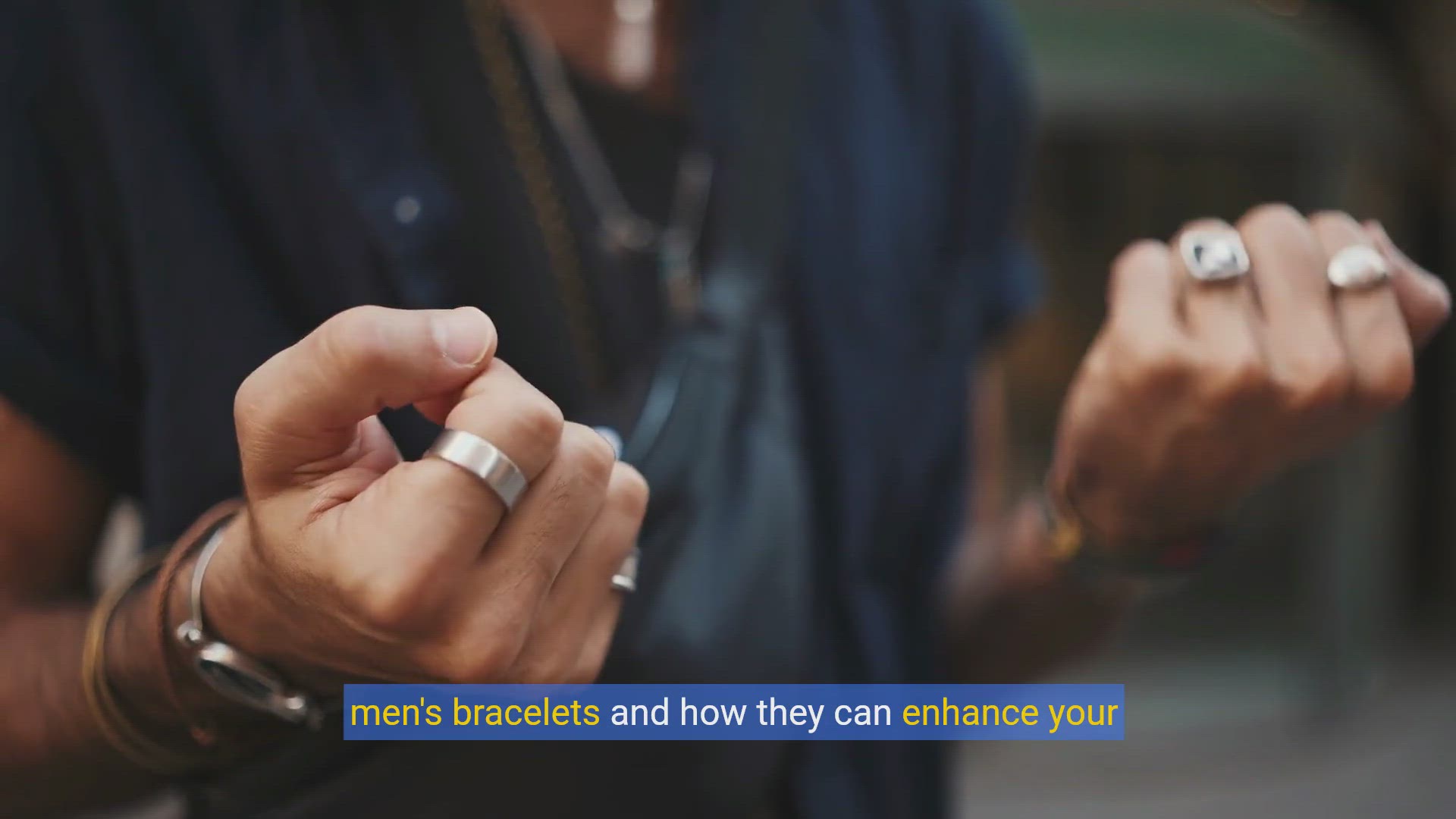 'Video thumbnail for Men's Bracelets: Elevate Your Style with Modern Accessories'