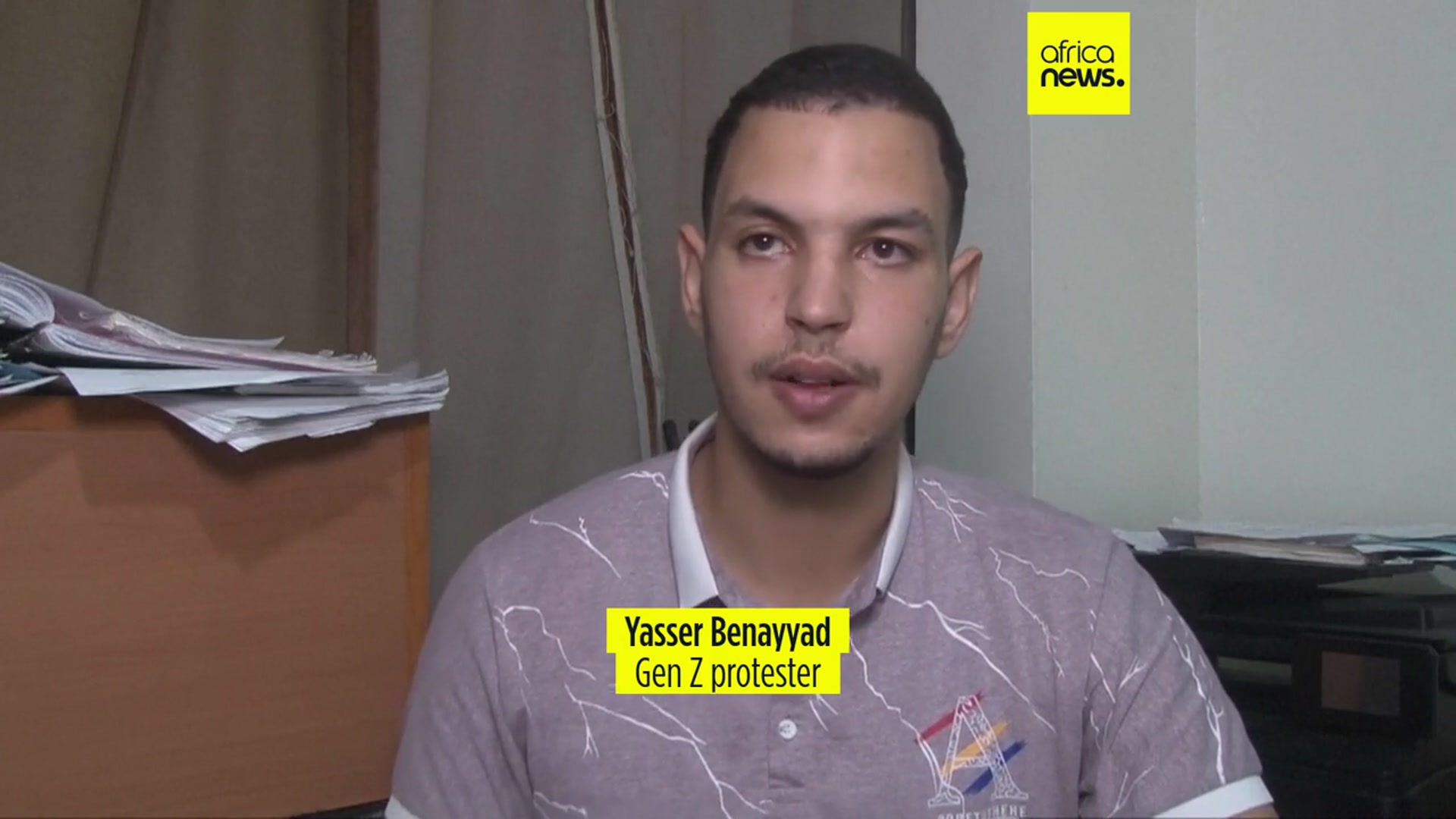 'Video thumbnail for Eighth straight day of Moroccan Gen Z protests for better services'