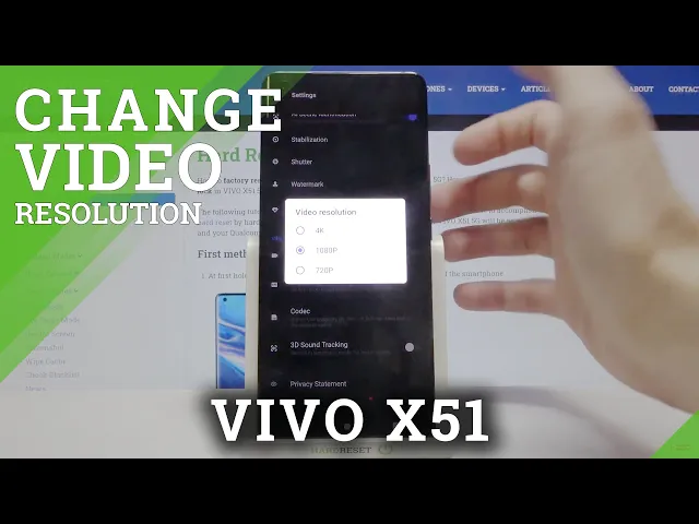 Video thumbnail for How to Change Video Resolution in VIVO X51 5G – Video Quality