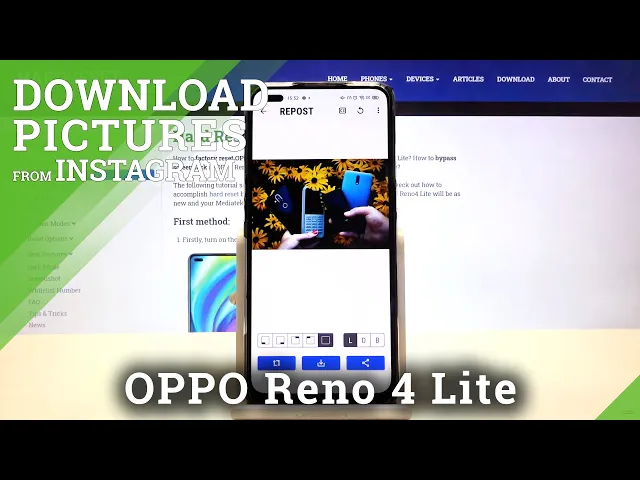 Video thumbnail for Get Picture from Instagram - Download Image on OPPO Reno 4 Lite