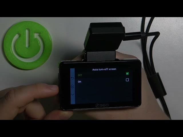 Video thumbnail for How to Enable or Disable Auto Turn Off Screen in 360 Dash Cam G500H?