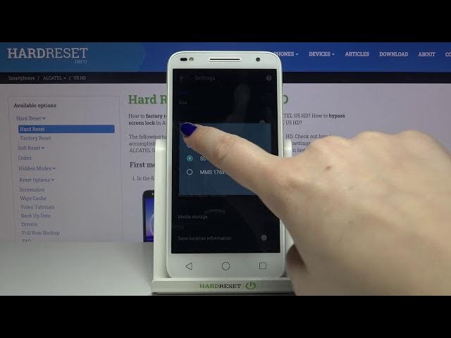 Video thumbnail for How to Change Video Quality in ALCATEL U5 HD – Find Quality Options