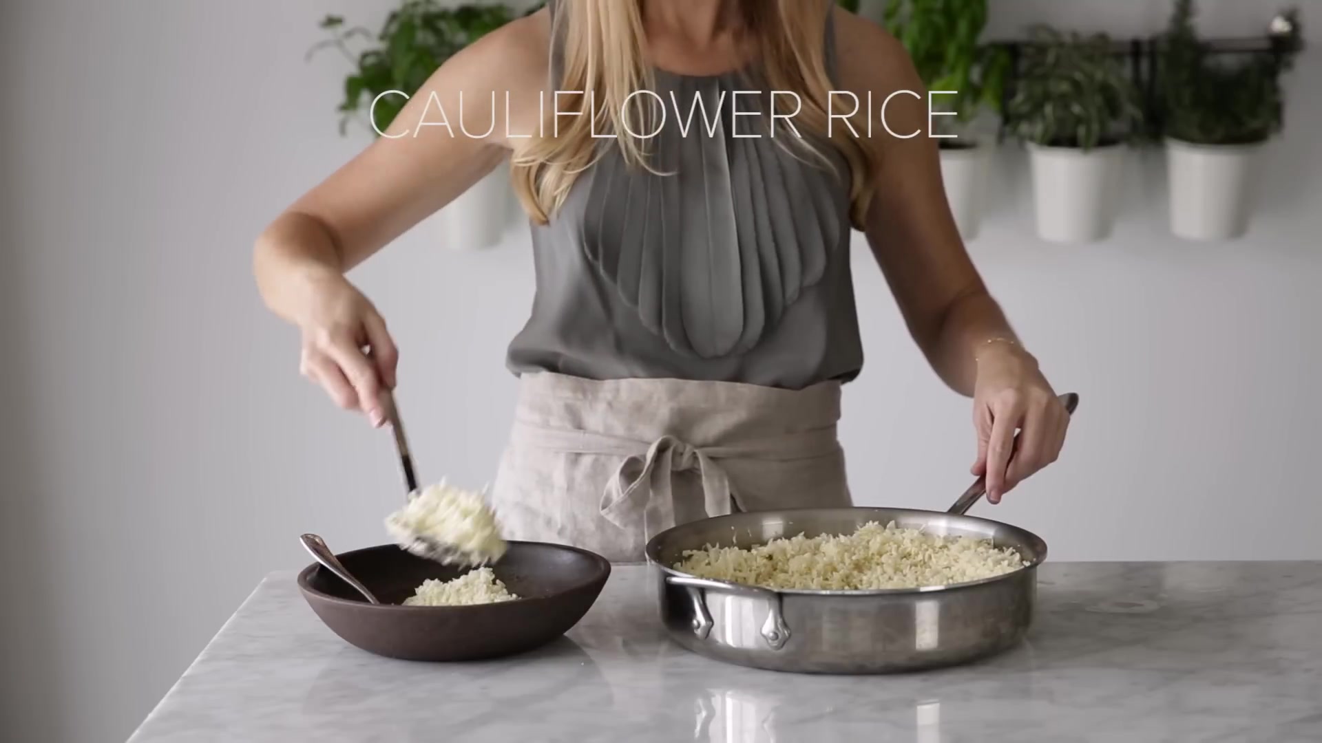 Video thumbnail for 34.HOW TO MAKE CAULIFLOWER RICE ¦ easy cauliflower rice recipe (1080p 24fps)