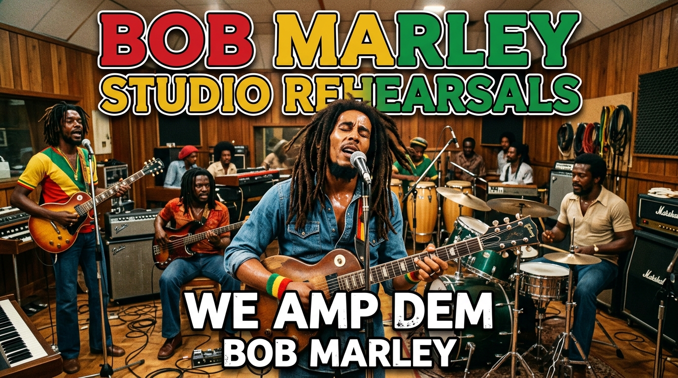 Video thumbnail for Bob Marley studio rehearsals We amp Dem Bob Marley