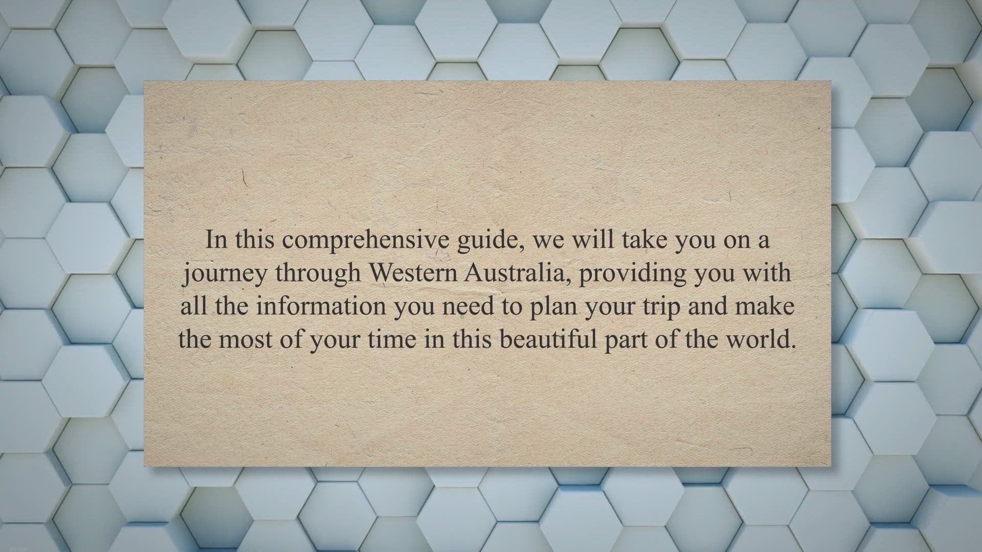 'Video thumbnail for Discovering Western Australia: A Comprehensive Guide to Travel Tips, Best Time to Visit, and Top Tourist Attractions'