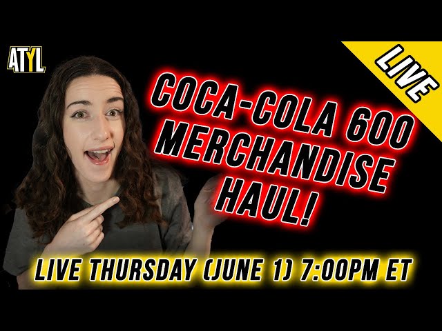 Video thumbnail for Let's Chat [LIVE]: Coca-Cola 600 Merchandise Haul / NASCAR News