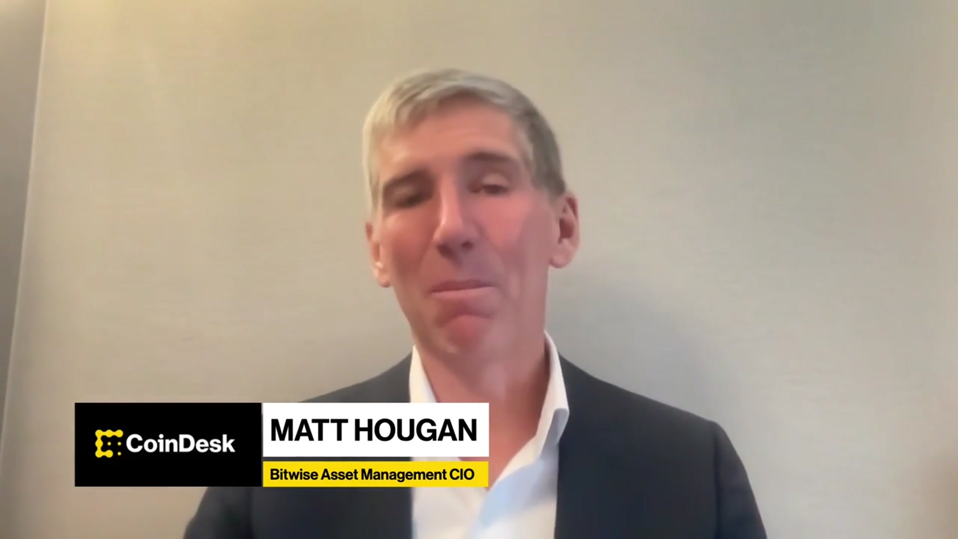 'Video thumbnail for Matt Hogan: 'Solana Has One of the Best Setups for a Crypto Asset in 8 Years''