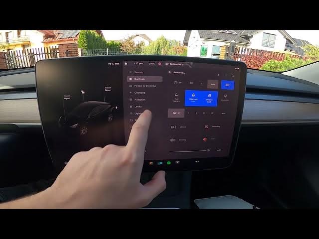 Video thumbnail for How to Turn Auto Blind Spot Camera in Autopilot On or Off in Tesla Model Y ( 2020 - now )